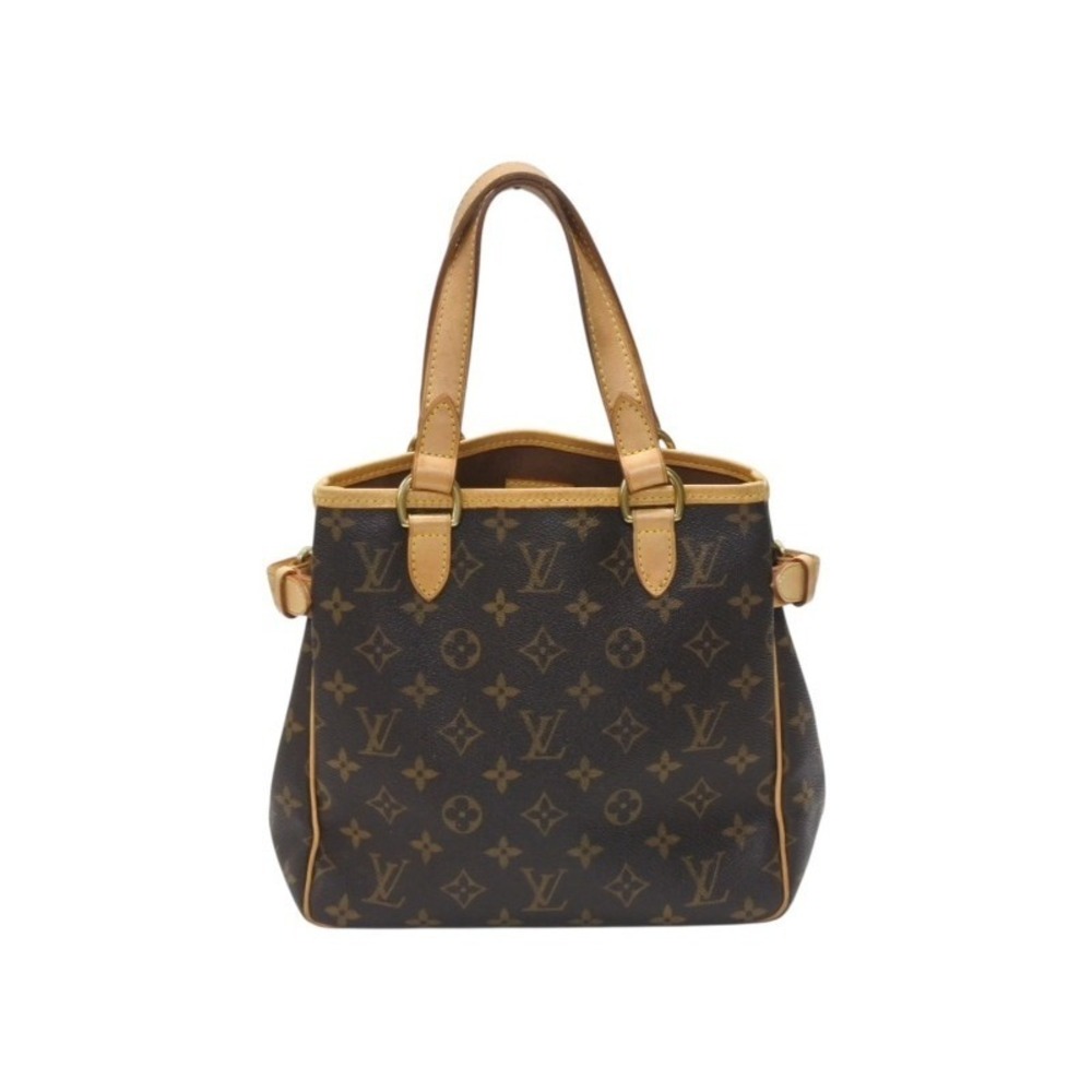Louis Vuitton Batignolle Leather Brown Monogram Shoulder Bag